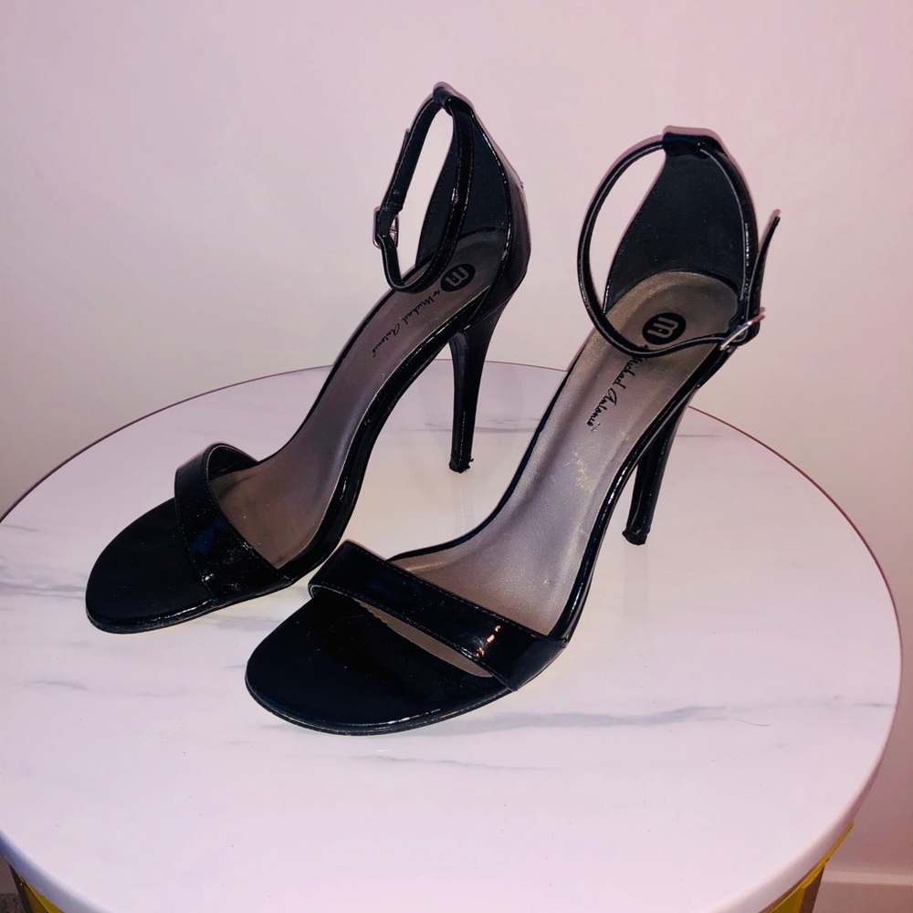 Michael Antonio Black Sandal Heels